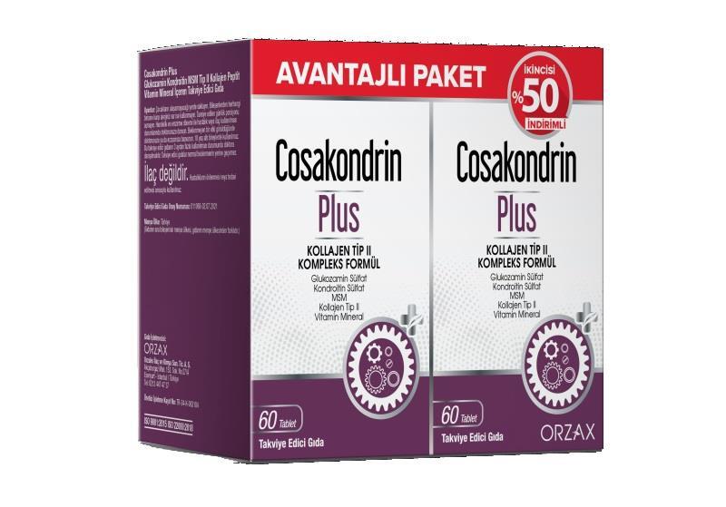 Cosakondrin Plus 60 Tablet - İkincisi %50 İndirimli